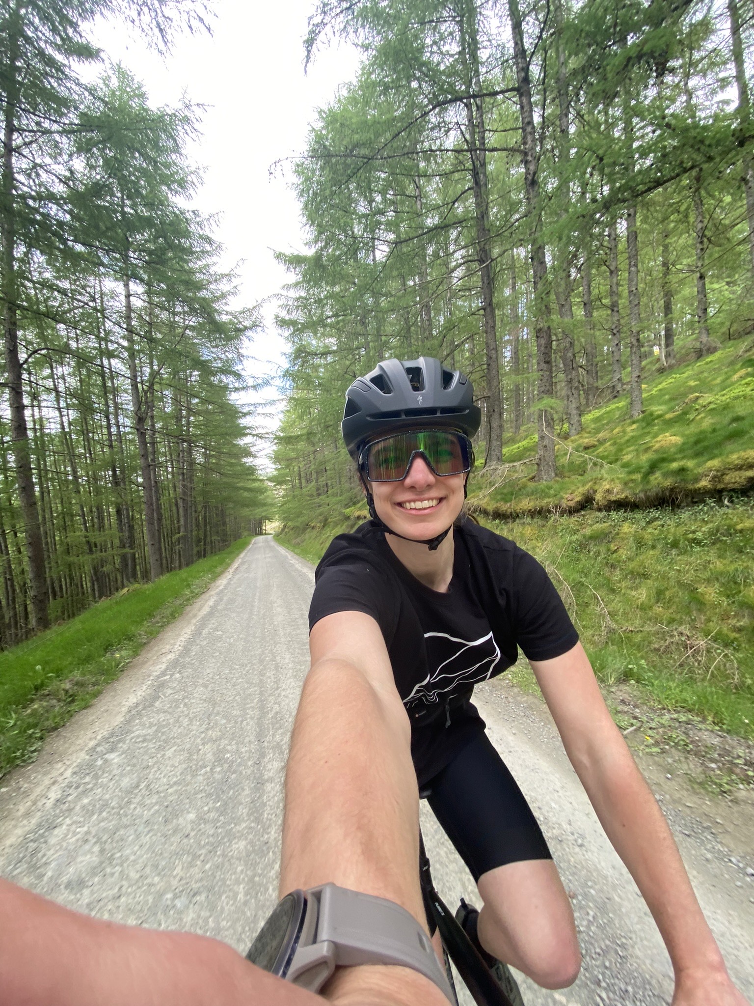 Emily 3 Racking up miles Tour O The Borders Tour O The Borders